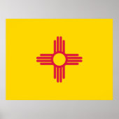 Flag of New Mexico Poster (Vorne)