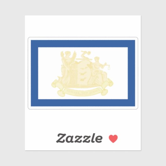 Flag of Newark, New Jersey, USA Aufkleber (Blatt)