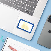 Flag of Newark, New Jersey, USA Aufkleber (Laptop mit iPhone)