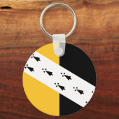 Flag of Norfolk Keychain Schlüsselanhänger (Vorderseite)