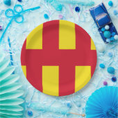 Flag of Northumberland Paper Plates Pappteller (Party)