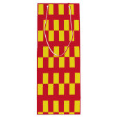 Flag of Northumberland Wine Gift Bag Geschenktüte Für Weinflaschen (Rückseite)