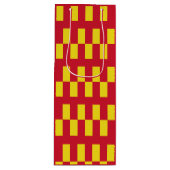 Flag of Northumberland Wine Gift Bag Geschenktüte Für Weinflaschen (Vorderseite)