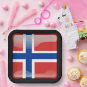 Flag_of_Norwegen Pappteller (Party)