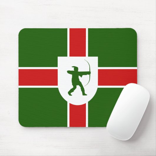 Flag of Nottinghamshire Mouse Pad Mousepad (Mit Mouse)