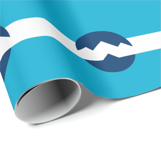 Flag of Ogden, Utah Geschenkpapier (Rolleneckpunkt)