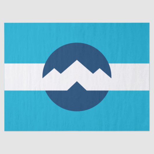 Flag of Ogden, Utah Seidenpapier (Vorderseite)