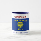 Flag of Oregon Tasse (Zentrum)
