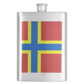 Flag of Orkney Flask Flachmann (Vorderseite)