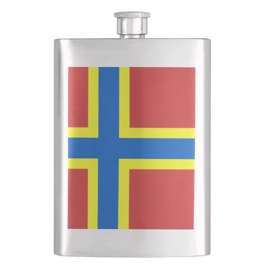Flag of Orkney Flask Flachmann (Vorderseite)