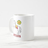 Flag of Ostrava, Czech Republic Kaffeetasse (Vorderseite Links)