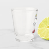 Flag of Ostrava, Czech Republic Schnapsglas (Links)