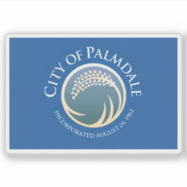 Flag of Palmdale, California, USA Aufkleber