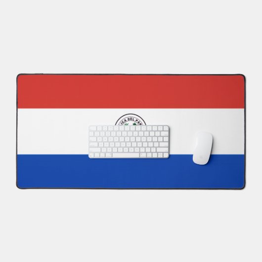 Flag of Paraguay Schreibtischunterlage (Tastatur & Maus)