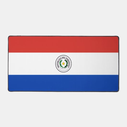 Flag of Paraguay Schreibtischunterlage (Vorderseite)