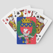 Flag of Paris, France Spielkarten (Rückseite)