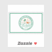 Flag of Pembroke Pines, Florida, USA Aufkleber (Blatt)