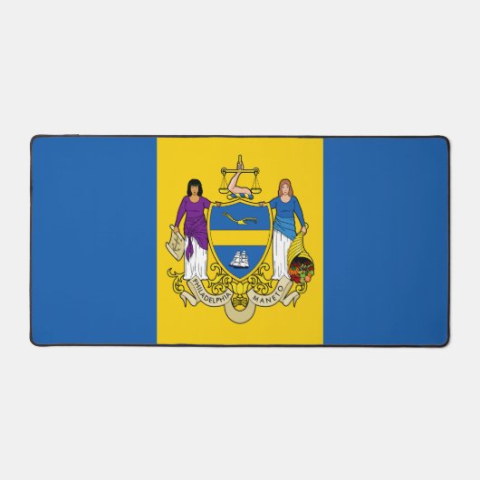 Flag of Philadelphia, Pennsylvania Schreibtischunterlage (Vorderseite)