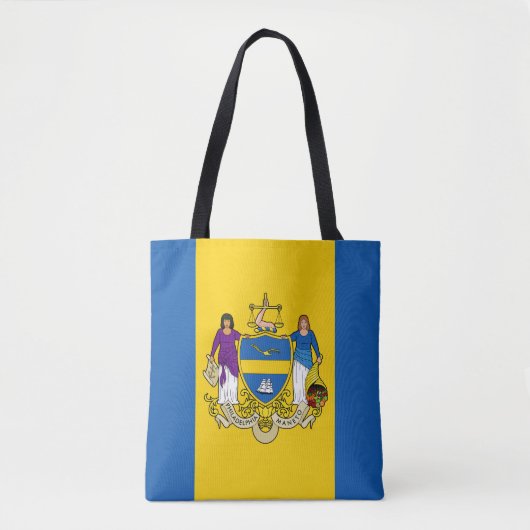 Flag of Philadelphia, Pennsylvania Tote Bag Tasche (Vorderseite)