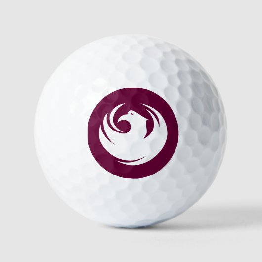Flag of Phoenix city Arizona Golfball (Vorderseite)