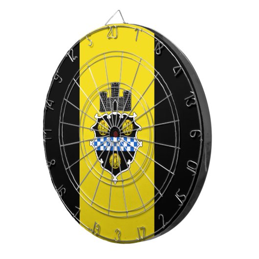 Flag of Pittsburgh, Pennsylvania Dartboard With Da Dartscheibe (Vorderseite rechts)