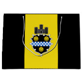 Flag of Pittsburgh, Pennsylvania Large Gift Bag Große Geschenktüte (Vorderseite)