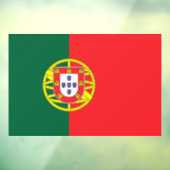 Flag of Portugal custom-cut Fensteraufkleber (Blatt 3)