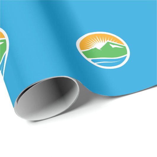 Flag of Provo, Utah Geschenkpapier (Rolleneckpunkt)