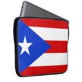 Flag of Puerto Rico Laptopschutzhülle (Vorne Rechts)