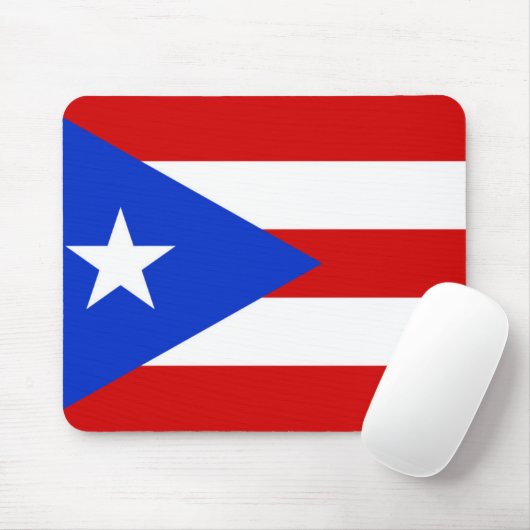 Flag of Puerto Rico Mousepad (Mit Mouse)