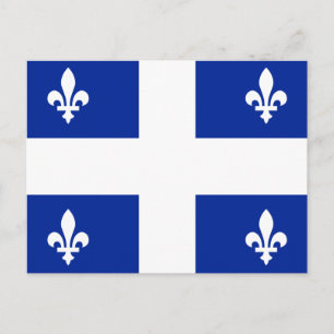 Flag of Quebec Postkarte