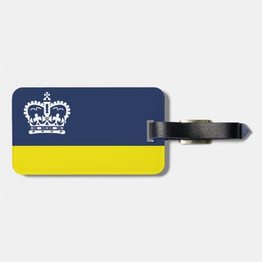Flag of Regina, Saskatchewan Gepäckanhänger (Rückseite horizontal)