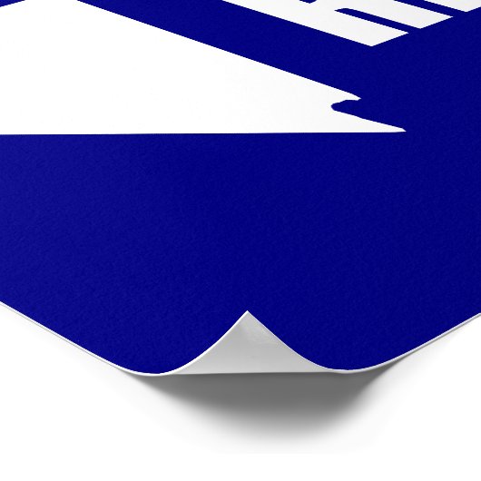 Flag of Reno, Nevada Poster (Ecke)