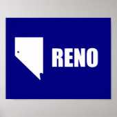 Flag of Reno, Nevada Poster (Vorne)