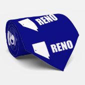 Flag of Reno, Nevada Tie Krawatte (Gerollt)
