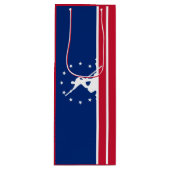 Flag of Richmond, Virginia Wine Gift Bag Geschenktüte Für Weinflaschen (Vorderseite)