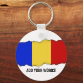 Flag of Romania Schlüsselanhänger (Vorderseite)
