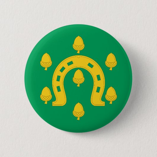 Flag of Rutland Pinback Button (Vorderseite)