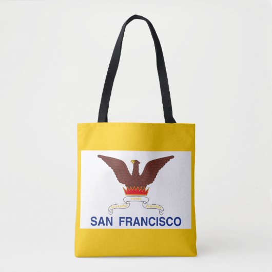 Flag of San Francisco, California Tote Bag Tasche (Vorderseite)