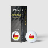 Flag of Santa Barbara, California Golf Balls Golfball (Verpackungen)