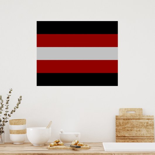 Flag of Satanism Poster (Küche)