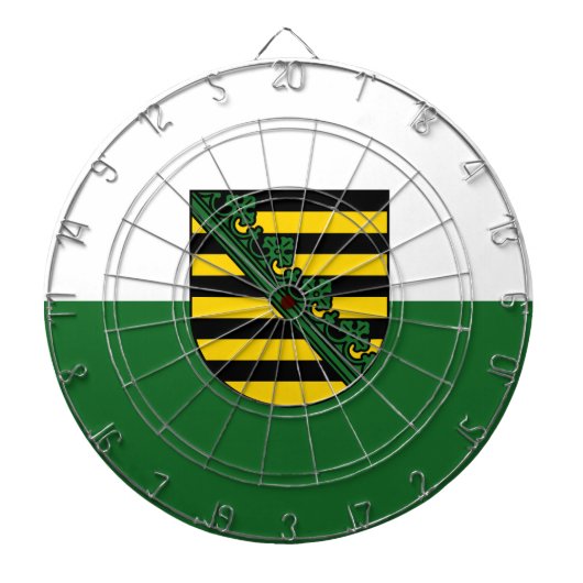 Flag of Saxony Dartboard Dartscheibe (vorne)