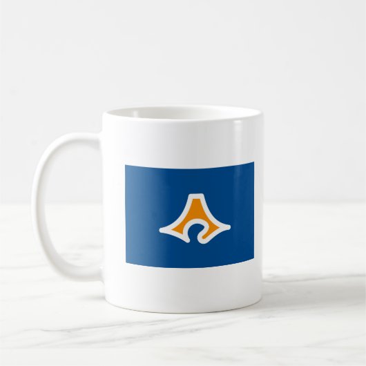 Flag of Shizuoka Prefecture, Japan Kaffeetasse (Links)