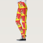 Flag of Sicily All-Over Print Trinacria Leggings (Links)
