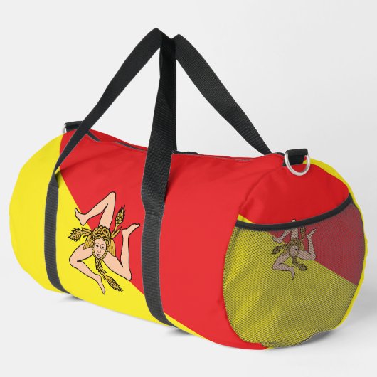 Flag of Sicily Duffle Bag (Rechte Ecke)