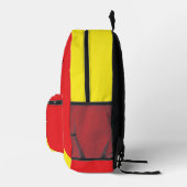Flag of Sicily Sicilian Bedruckter Rucksack (Rechts)