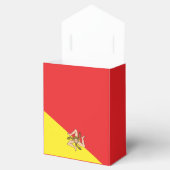Flag of Sicily Sicilian Party and Events Favor Box Geschenkschachtel (Geöffnet)