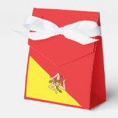 Flag of Sicily Sicilian Party and Events Favor Box Geschenkschachtel (Vorderseite)