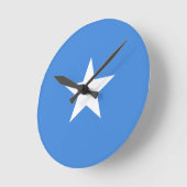 Flag of Somalia Wall Clock Runde Wanduhr (Winkel)