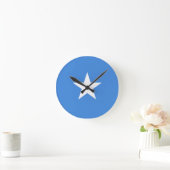 Flag of Somalia Wall Clock Runde Wanduhr (Zuhause)